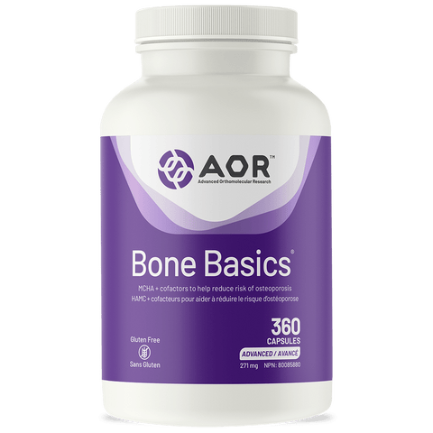 Bone Basics 255mg - 360caps - AOR - Health & Body Nutrition