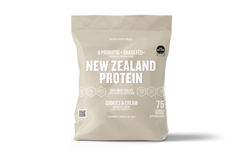 Probiotic Whey Isolate Protein - Cookies & Cream 5lbs - Schinoussa - Health & Body Nutrition