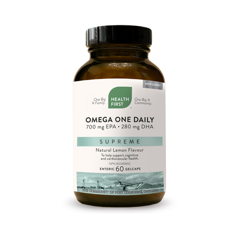 Omega Supreme One Daily 1400mg - 60 softgels- Health First - Health & Body Nutrition