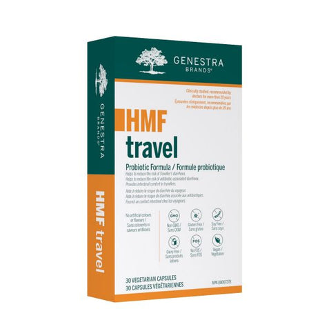 HMF Travel - 30vcaps - Genestra - Health & Body Nutrition