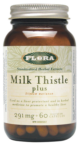 Milk Thistle Plus - 60vcaps - Flora - Health & Body Nutrition