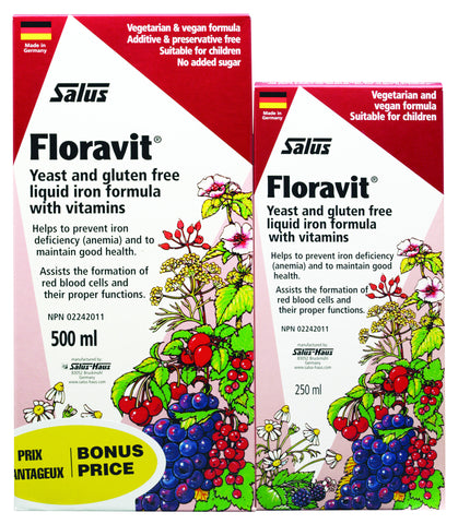 Floravit® (Yeast & Gluten-Free) - Bonus Pack (500ml+250ml) - Salus® - Health & Body Nutrition