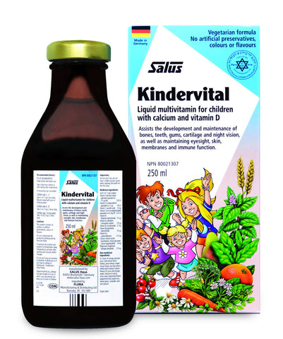 Floradix Kindervital Liquid Multivitamin For Children - 250ml - Salus New - Health & Body Nutrition