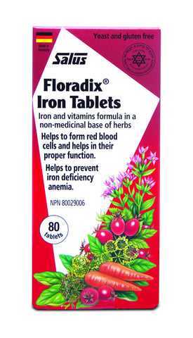 Floradix® Iron Tablets - 80tabs - Salus® - Health & Body Nutrition