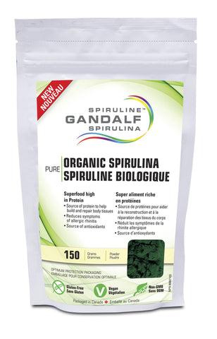 Organic Spirulina™ Powder - 150g - Gandalf - Health & Body Nutrition 