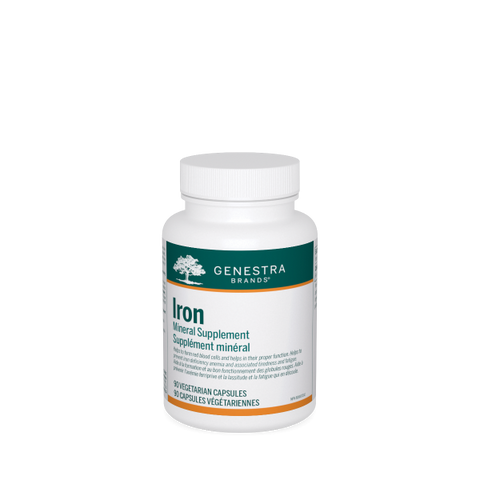 Iron - 90vcaps - Genestra - Health & Body Nutrition