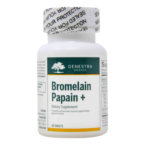 Bromelain Papain+ - 60tabs - Genestra - Health & Body Nutrition