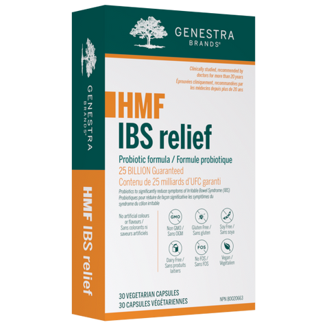 HMF IBS Relief - 30vcaps - Genestra - Health & Body Nutrition