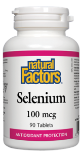 Selenium 100 mcg - 90tabs - Natural Factors - Health & Body Nutrition