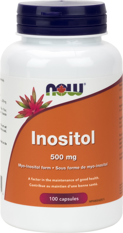 Inositol - 500mg - 100caps - Now - Health & Body Nutrition