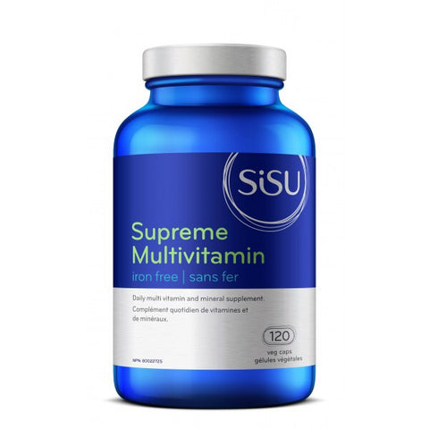 Supreme Multivitamin Iron Free - 120vcaps - Sisu - Health & Body Nutrition