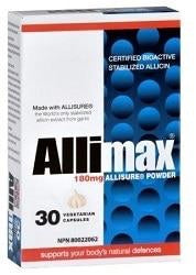 Allimax Allisure Powder 180mg - 30vcaps - Health & Body Nutrition 