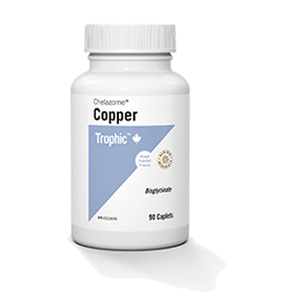 Copper Chelazome - 90caps - Trophic - Health & Body Nutrition