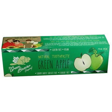 Natural Toothpaste - Green Apple - 75ml - Green Beaver - Health & Body Nutrition
