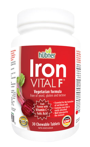 Iron Vital F - 30chewables - Hubner - Health & Body Nutrition