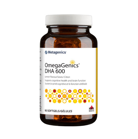 OmegaGenics DHA 600 - Lemon Flavour 90gels - Metagenics - Health & Body Nutrition
