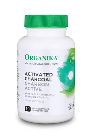 Activated Charcoal - 90vcaps - Organika - Health & Body Nutrition