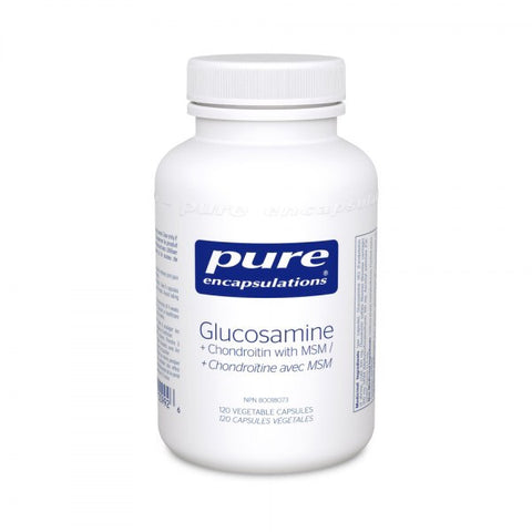 Glucosamine + Chondroitin with MSM - 120vcaps - Pure Encapsulations - Health & Body Nutrition