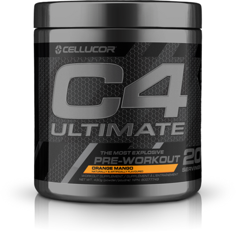 C4 Ultimate Pre-Workout - 20servings - Orange Mango - Cellucor - Health & Body Nutrition