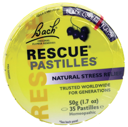 Rescue Pastilles - Black Currant - 35pastilles - Bach - Health & Body Nutrition
