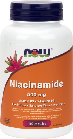 Niacinamide - 500mg - 100caps - Now - Health & Body Nutrition