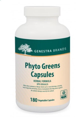 Phyto Greens Capsules - 180vcaps - Genestra - Health & Body Nutrition