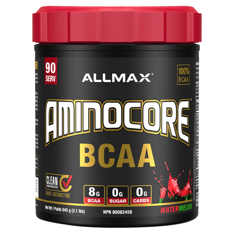 Aminocore Watermelon - 8g BCAA’s - 90 servings  - Allmax - Health & Body Nutrition
