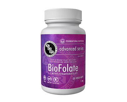 Biofolate - 30vcaps - AOR - Health & Body Nutrition