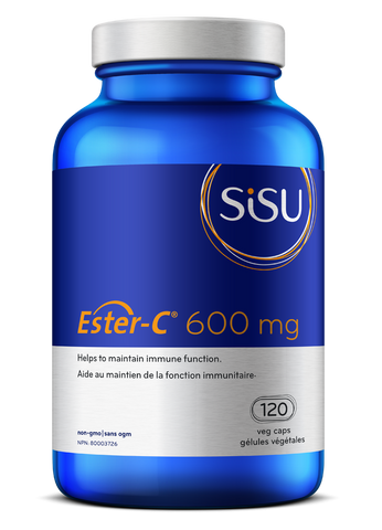 Ester- C 600mg - 120vcaps - Sisu - Health & Body Nutrition