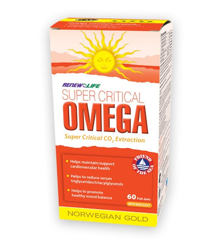 Norwegian Gold Super Critical Omega - 30gels - Renew Life - Health & Body Nutrition 