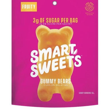 Fruity Gummy Bears - 50g - SmartSweets - Health & Body Nutrition