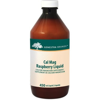 Cal Mag Liquid - Raspberry Flavour - 450ml - Genestra - Health & Body Nutrition 