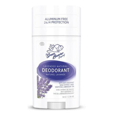 Natural Deoderant Stick - Lavender - 50g - Green Beaver - Health & Body Nutrition