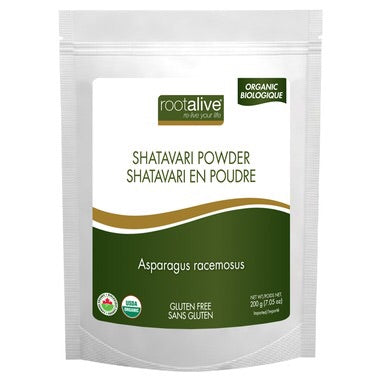 Organic Shatavari Powder - 200g - Rootalive - Health & Body Nutrition