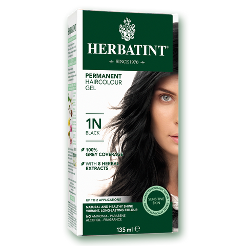 Herbatint Colour - 1N Black - 135mL - A.Vogel - Health & Body Nutrition