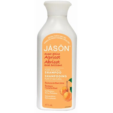 Super Shine Apricot Shampoo - 473ml - Jason - Health & Body Nutrition