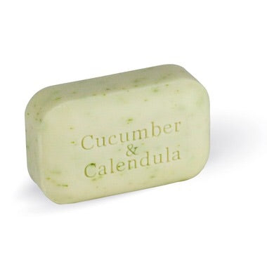 Cucumber and Calendula Bar Soap - 110g - The Soap Works - Health & Body Nutrition 