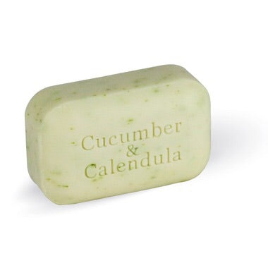 Cucumber and Calendula Bar Soap - 110g - The Soap Works - Health & Body Nutrition