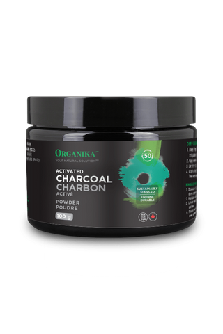 Activated Charcoal Powder - 100g - Organika - Health & Body Nutrition