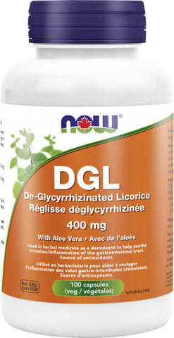 DGL - 400mg - 100 caps - Now - Health & Body Nutrition