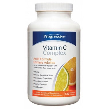 Vitamin C Complex - 120vcaps - Progressive - Health & Body Nutrition