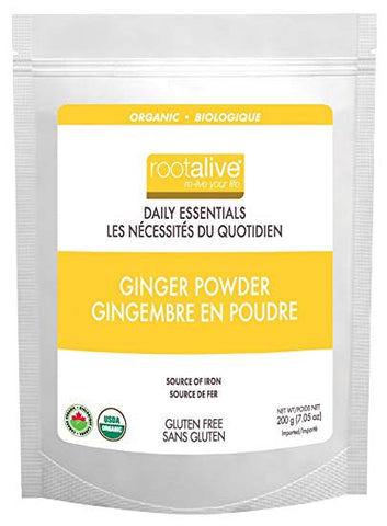Organic Ginger Powder - 200g - Rootalive - Health & Body Nutrition