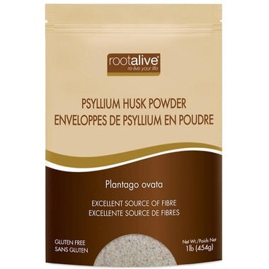 Psyllium Husk Powder - 1lb - Rootalive - Health & Body Nutrition 