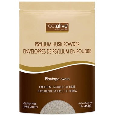 Psyllium Husk Powder - 1lb - Rootalive - Health & Body Nutrition