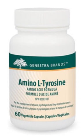 Amino L-Tyrosine - 60vcaps - Genstra - Health & Body Nutrition