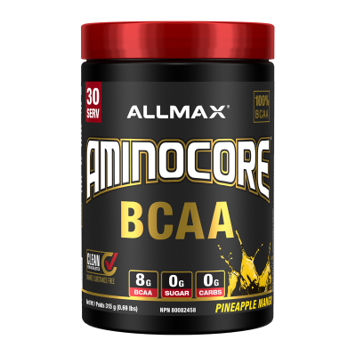 Aminocore Pineapple Mango - 8g BCAA’s - 30serving - Allmax - Health & Body Nutrition 