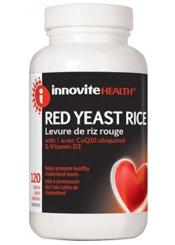 Red Yeast Rice - 120caps - Innovite Health - Health & Body Nutrition 