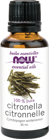 Citronella Essential Oil - 30ml - Now - Health & Body Nutrition