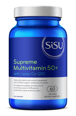 Supreme Multivitamin 50+ - 120vcaps - Sisu - Health & Body Nutrition