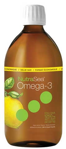 NutraSea Omega-3 Lemon - 500ml - Nature’s Way - Health & Body Nutrition 